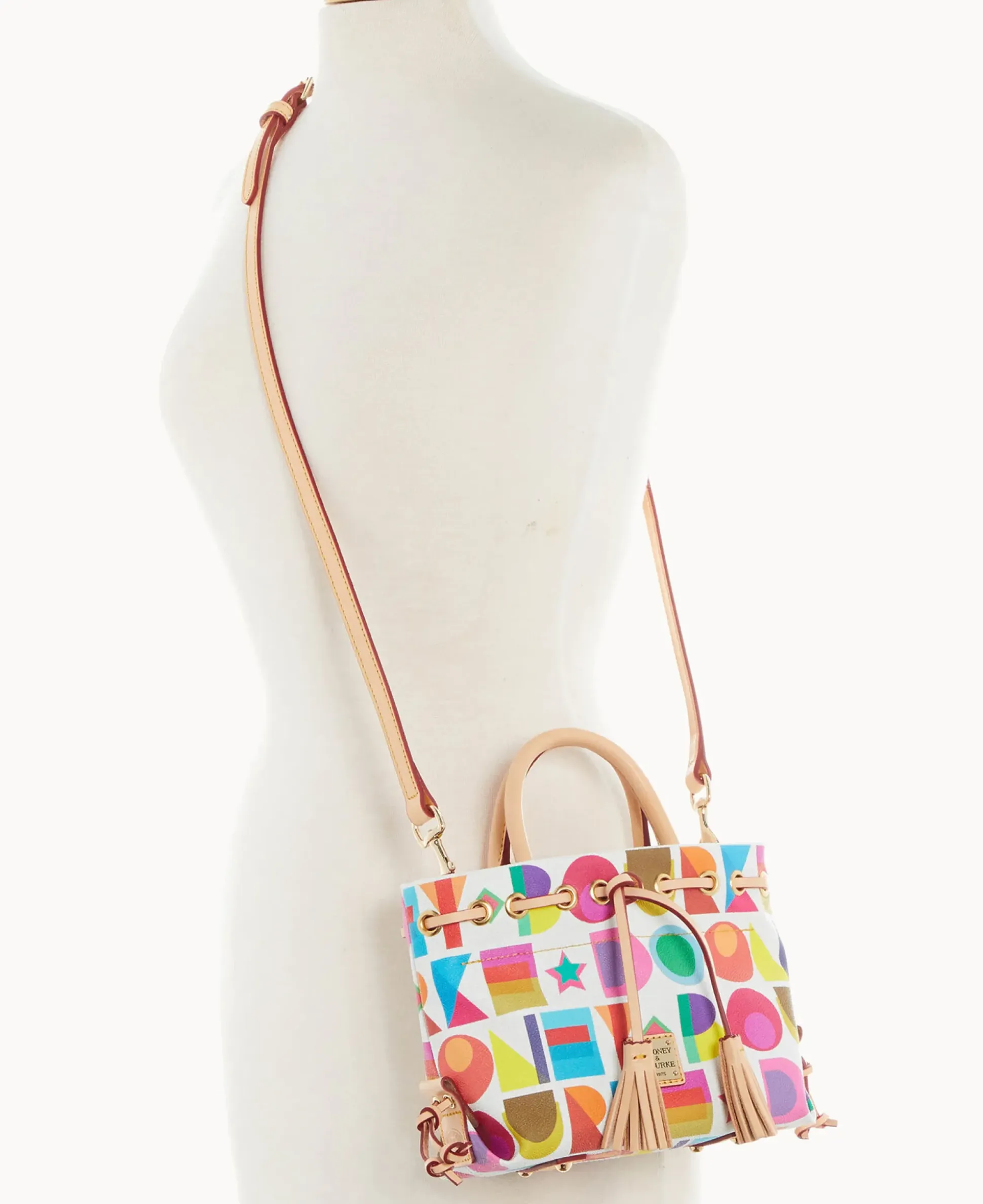 Art Deco Small Tassel Tote