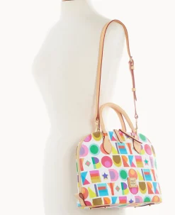 Art Deco Zip Zip Satchel