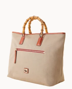 Bamboo Handle Tote