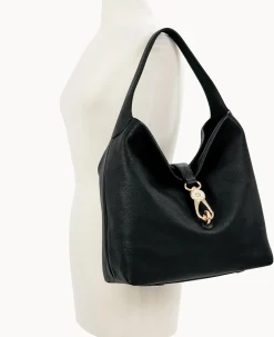 Belvedere Logo Lock Shoulder Bag