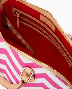 Chevron Zip Zip Satchel