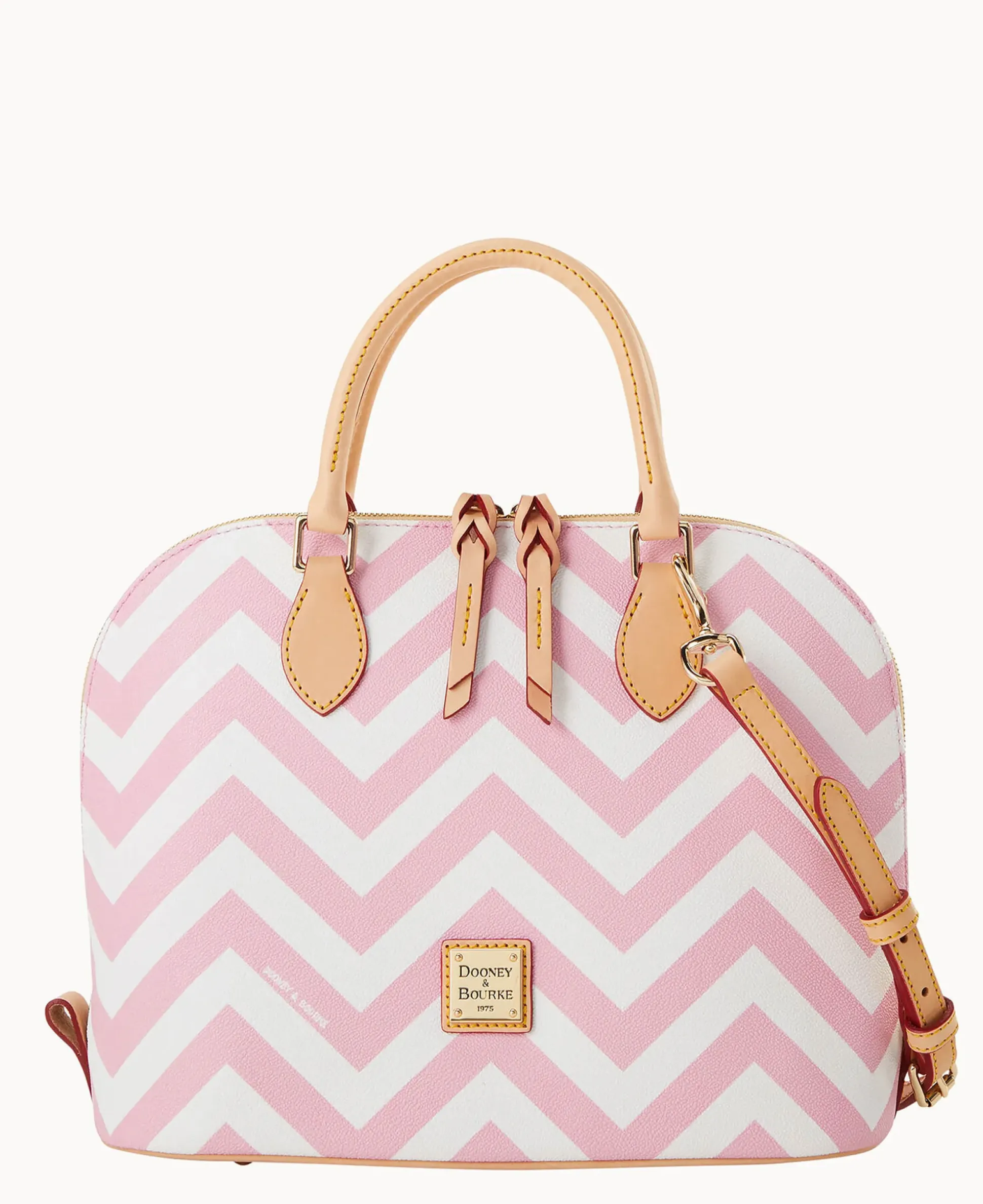Chevron Zip Zip Satchel