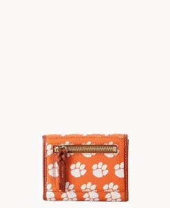 Collegiate Clemson University Flap Credit Card Wallet