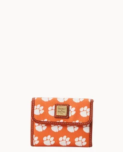 Collegiate Clemson University Flap Credit Card Wallet