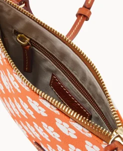 Collegiate Clemson University North South Top Zip Crossbody