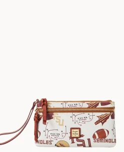 Collegiate Florida State Double Zip Wristlet