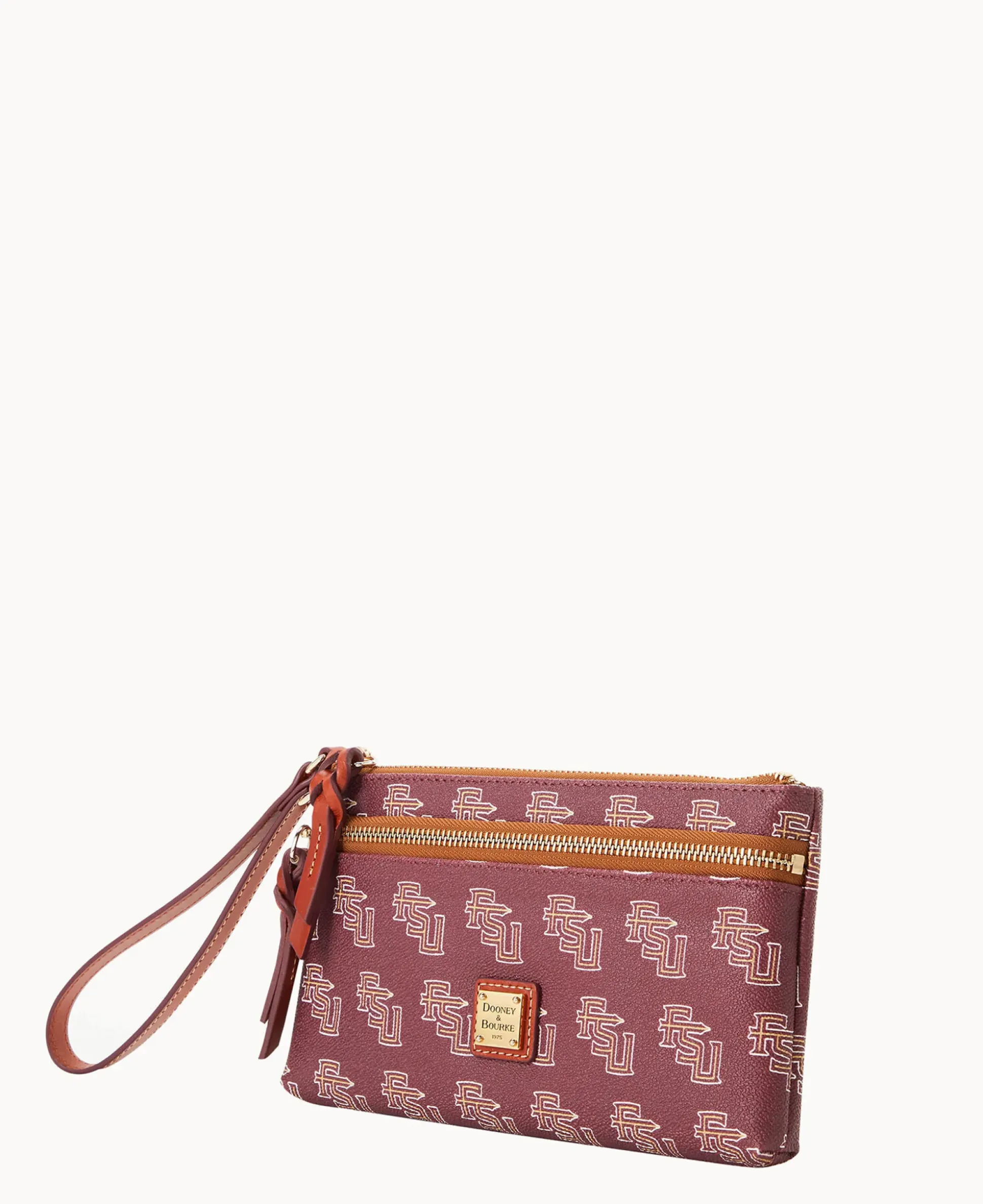 Collegiate Florida State Double Zip Wristlet
