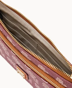 Collegiate Florida State Double Zip Wristlet