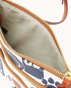 Collegiate Penn State University N S Triple Zip Crossbody