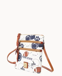 Collegiate Penn State University N S Triple Zip Crossbody