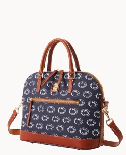 Collegiate Penn State University Domed Zip Satchel