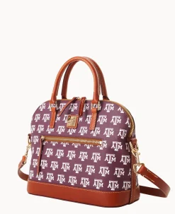 Collegiate Texas Achr(38)M University Domed Zip Satchel