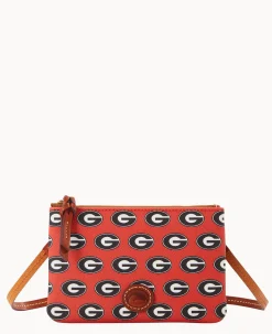 Collegiate University of Georgia Top Zip Crossbody