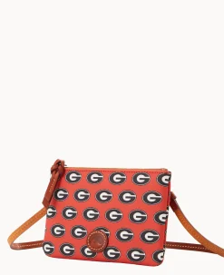 Collegiate University of Georgia Top Zip Crossbody