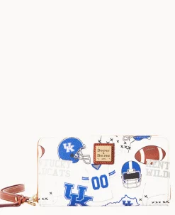 Collegiate University of Kentucky Large Zip Around Wristlet