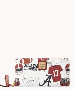 Collegiate University of Alabama Large Zip Around Wristlet