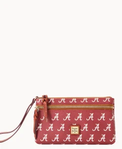 Collegiate University of Alabama Double Zip Wristlet