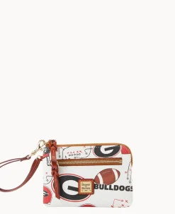 Collegiate University of Georgia Zip Around Wristlet