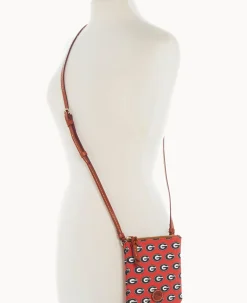 Collegiate University of Georgia Small North South Top Zip Crossbody