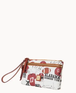 Collegiate University of Alabama Double Zip Wristlet