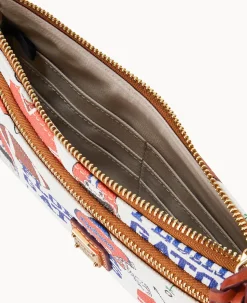 Collegiate University of Florida Double Zip Wristlet