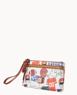 Collegiate University of Florida Double Zip Wristlet