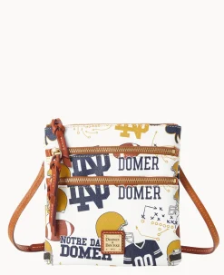 Collegiate University of Notre Dame N S Triple Zip Crossbody