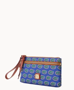 Collegiate University of Florida Double Zip Wristlet