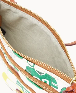 Collegiate University of Oregon N S Triple Zip Crossbody