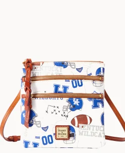 Collegiate University of Kentucky N S Triple Zip Crossbody