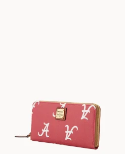 Collegiate University of Alabama Large Zip Around Wristlet