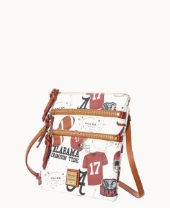 Collegiate University of Alabama N S Triple Zip Crossbody