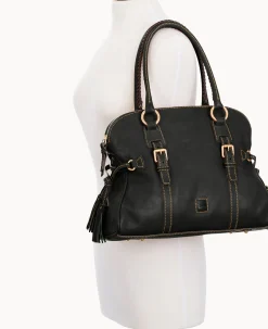 Florentine Domed Buckle Satchel