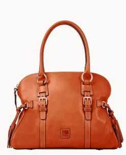 Florentine Domed Buckle Satchel