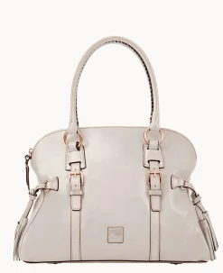 Florentine Domed Buckle Satchel