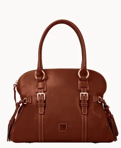 Florentine Domed Buckle Satchel