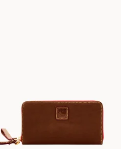 Florentine Large Zip Around Wristlet