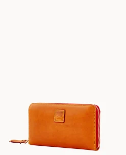 Florentine Large Zip Around Wristlet