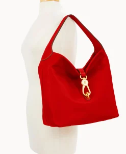 Florentine Logo Lock Shoulder Bag