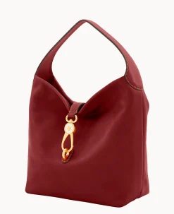 Florentine Logo Lock Shoulder Bag