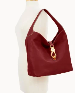 Florentine Logo Lock Shoulder Bag