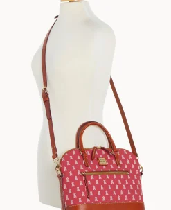 MLB Angels Domed Zip Satchel