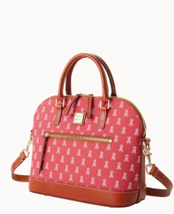 MLB Angels Domed Zip Satchel