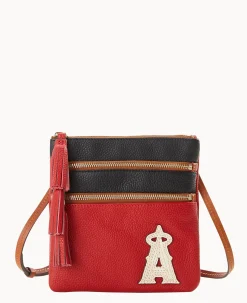 MLB Angels Triple Zip Crossbody