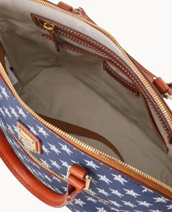 MLB Astros Domed Zip Satchel