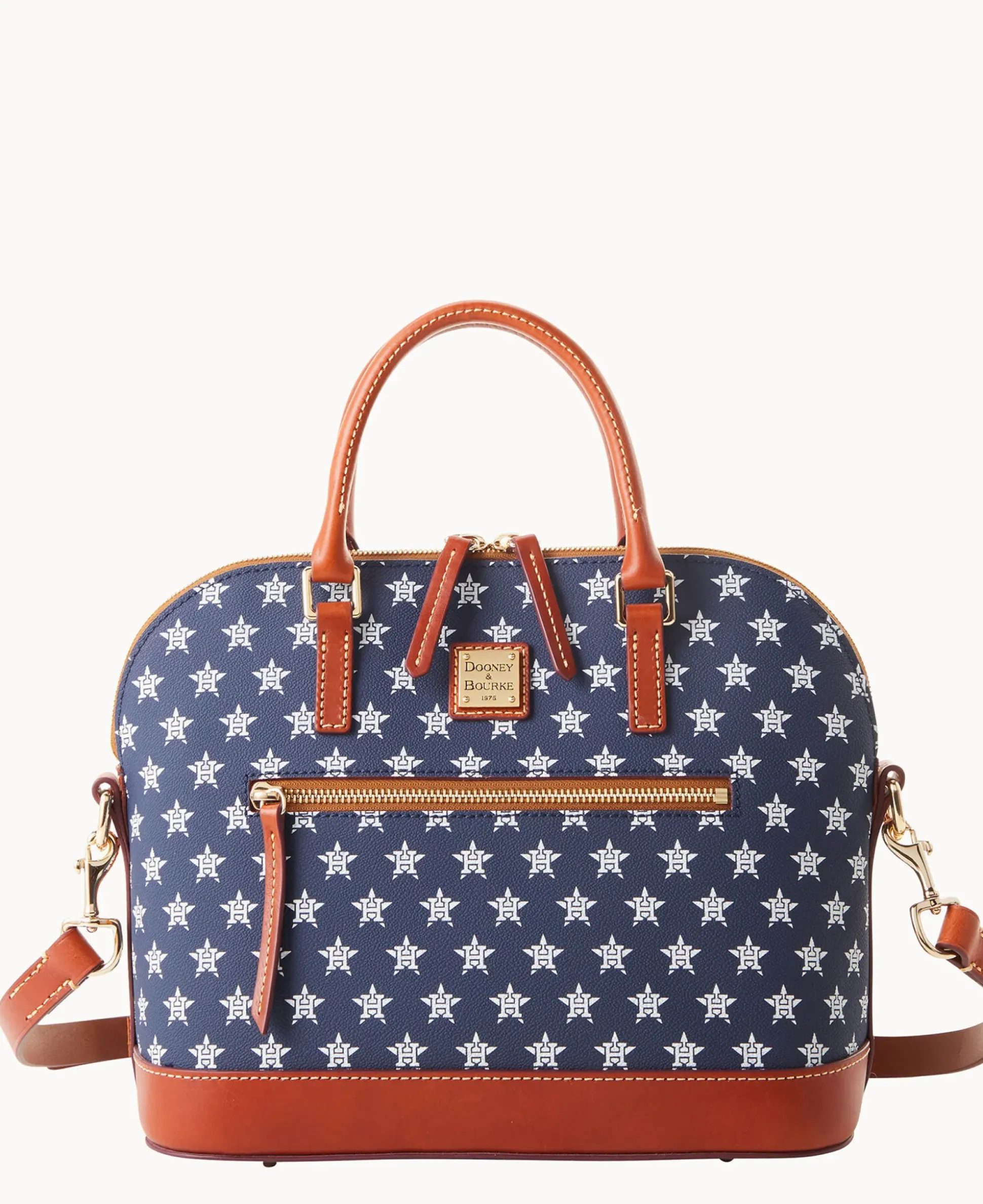 MLB Astros Domed Zip Satchel