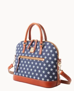 MLB Astros Domed Zip Satchel