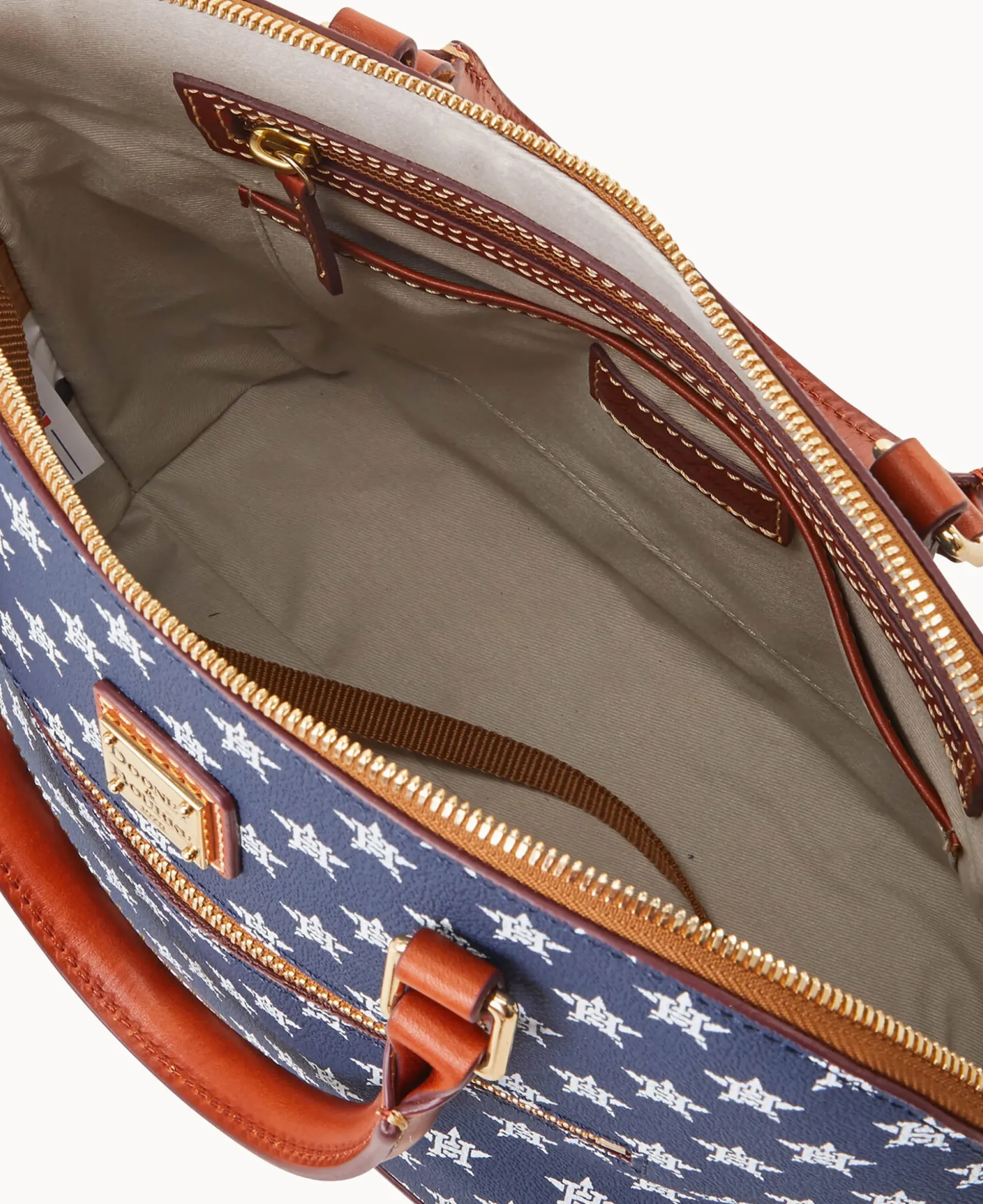 MLB Astros Domed Zip Satchel