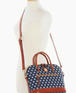 MLB Astros Domed Zip Satchel