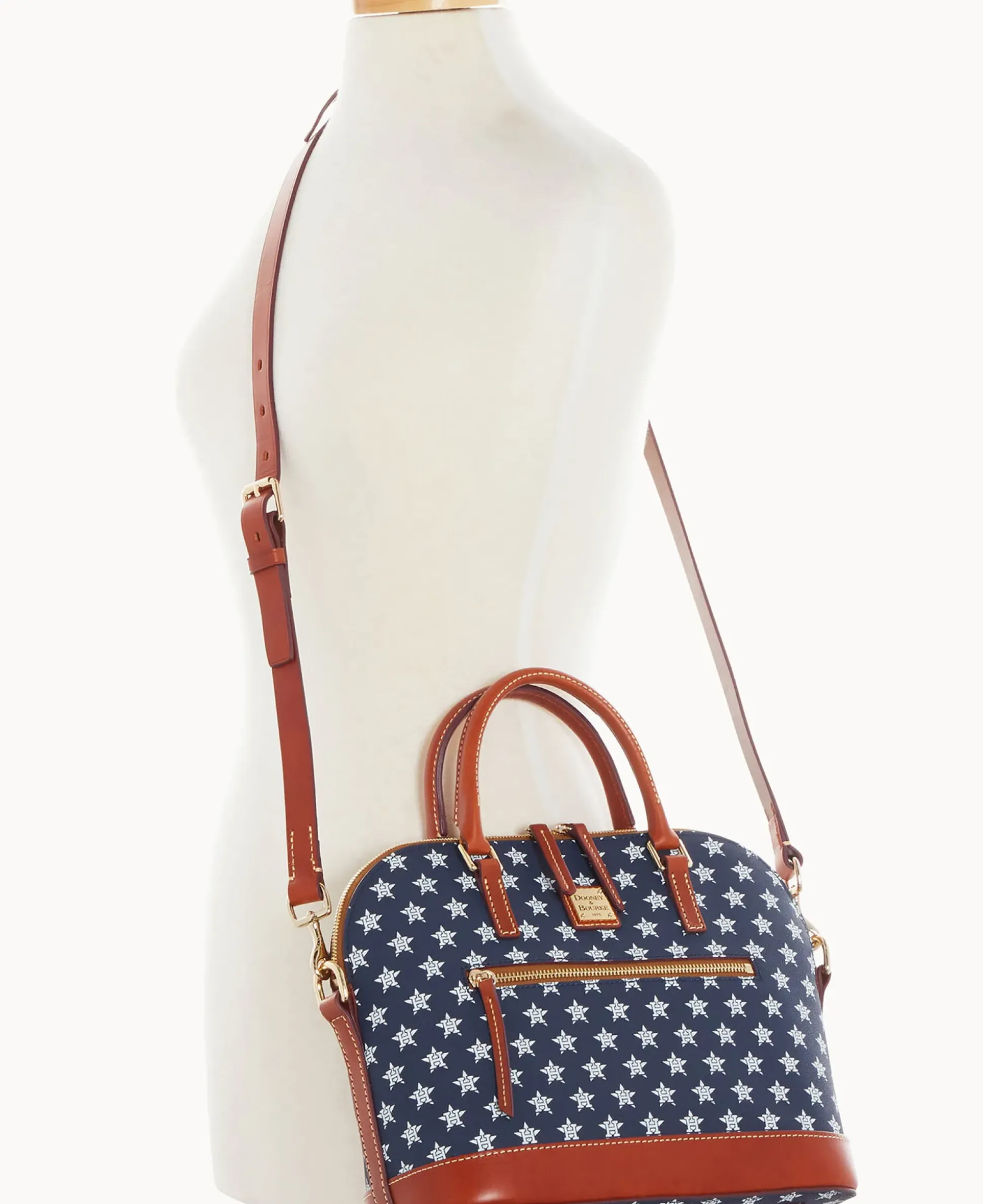 MLB Astros Domed Zip Satchel